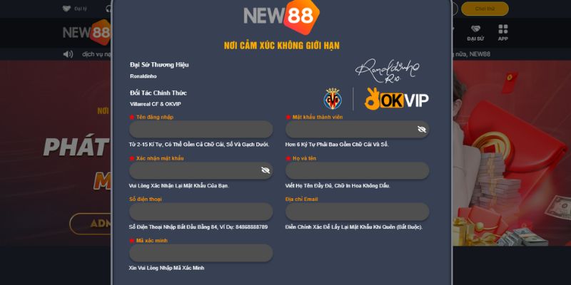 Tham gia đăng ký tài khoản New88 để trải nghiệm sảnh game bài